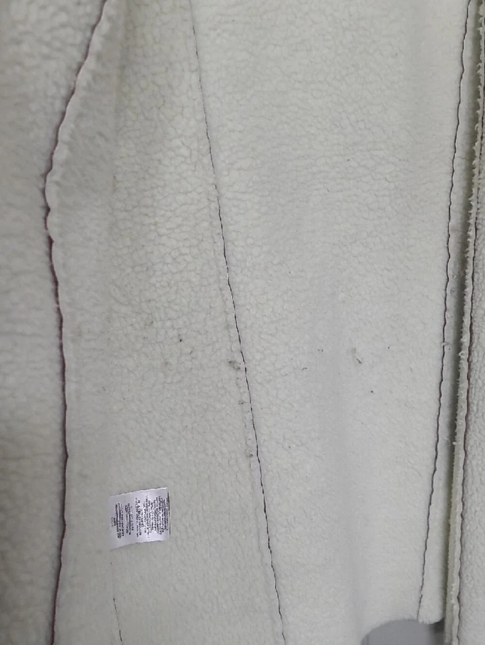 BCBGeneration Sherpa Knit Long Faux Suede Vest Cinnamon Medium GUC - Picture 9 of 11